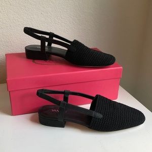 New with Box VaneLi Janet Black Crochet Sandal